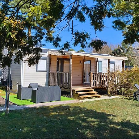 לה-טסט-דה-בוש Le Ti Buch Mobilhome En Camping 4 Etoiles Avec Terrasse Plancha Et Climatisation מראה חיצוני תמונה