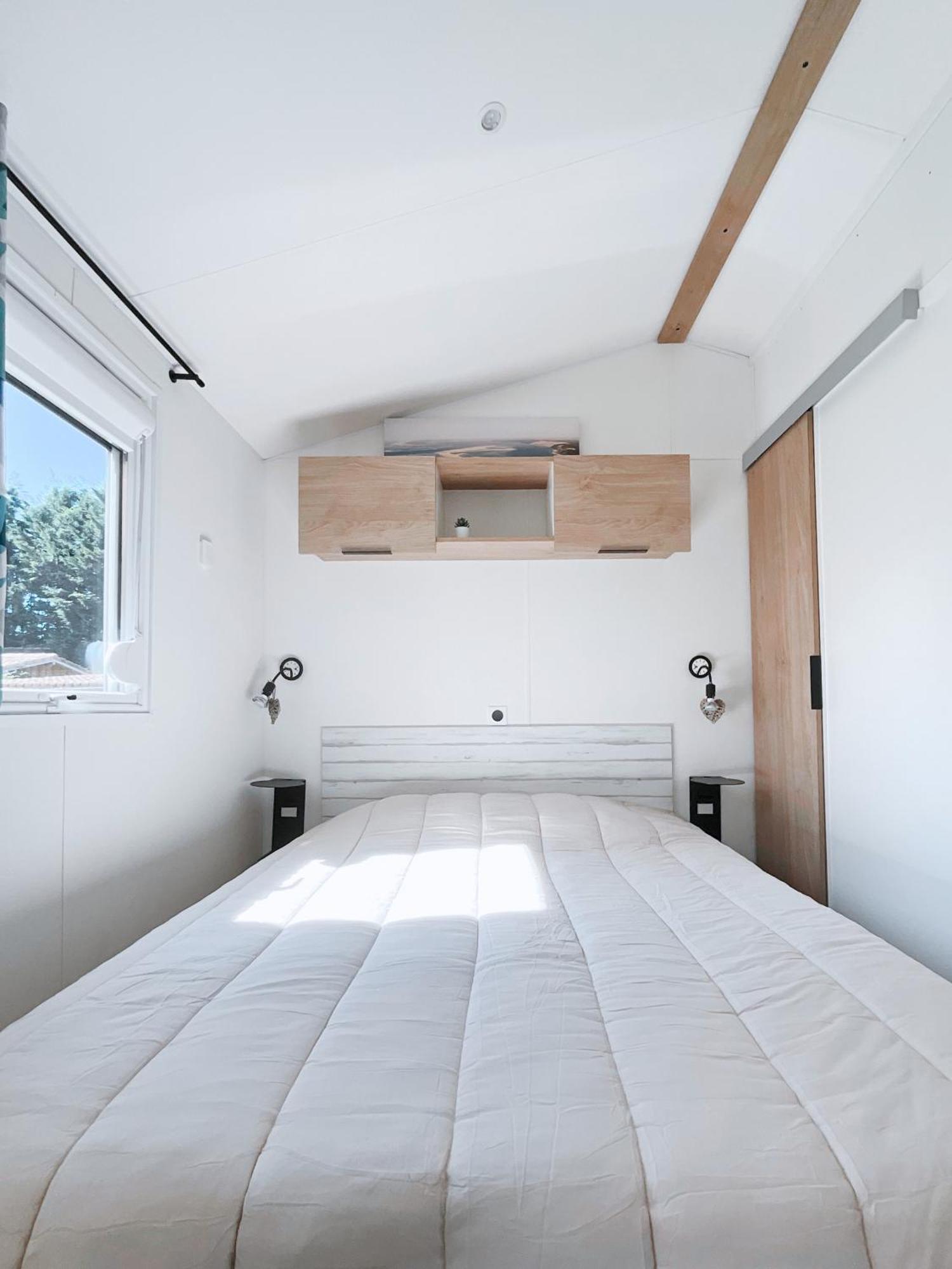 לה-טסט-דה-בוש Le Ti Buch Mobilhome En Camping 4 Etoiles Avec Terrasse Plancha Et Climatisation מראה חיצוני תמונה